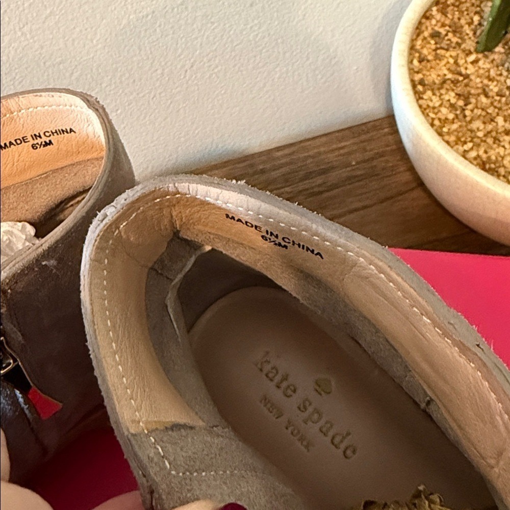 Kate Spade Tassel Bella My Stone Sport Suede Bootie Boho Western Size‎ 6.5 - Picture 7 of 12